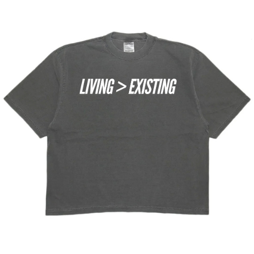 LIVING > EXISTING (Drop Shoulder Tee)