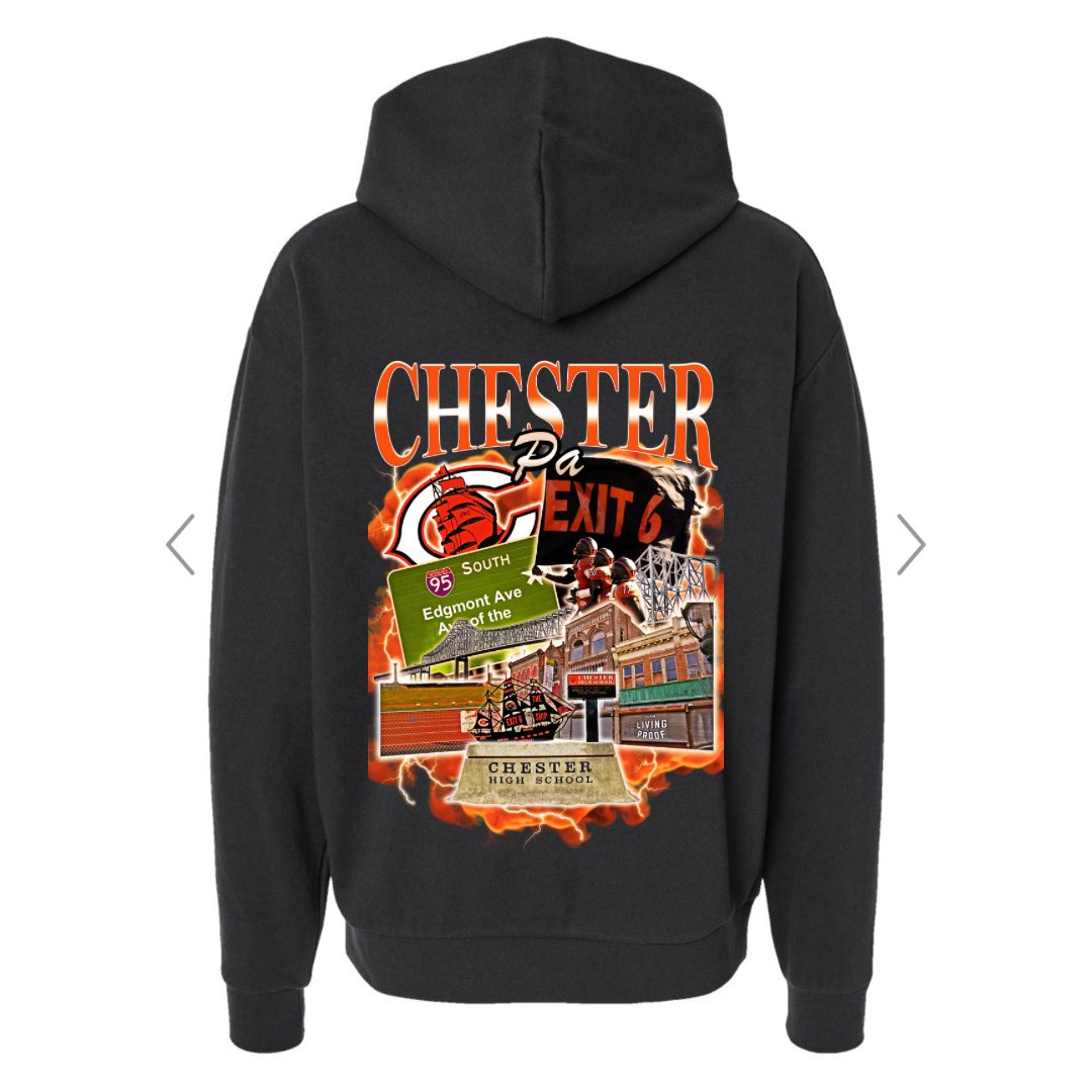 CHESTER PA HOMETOWN PULLOVER HOODIE