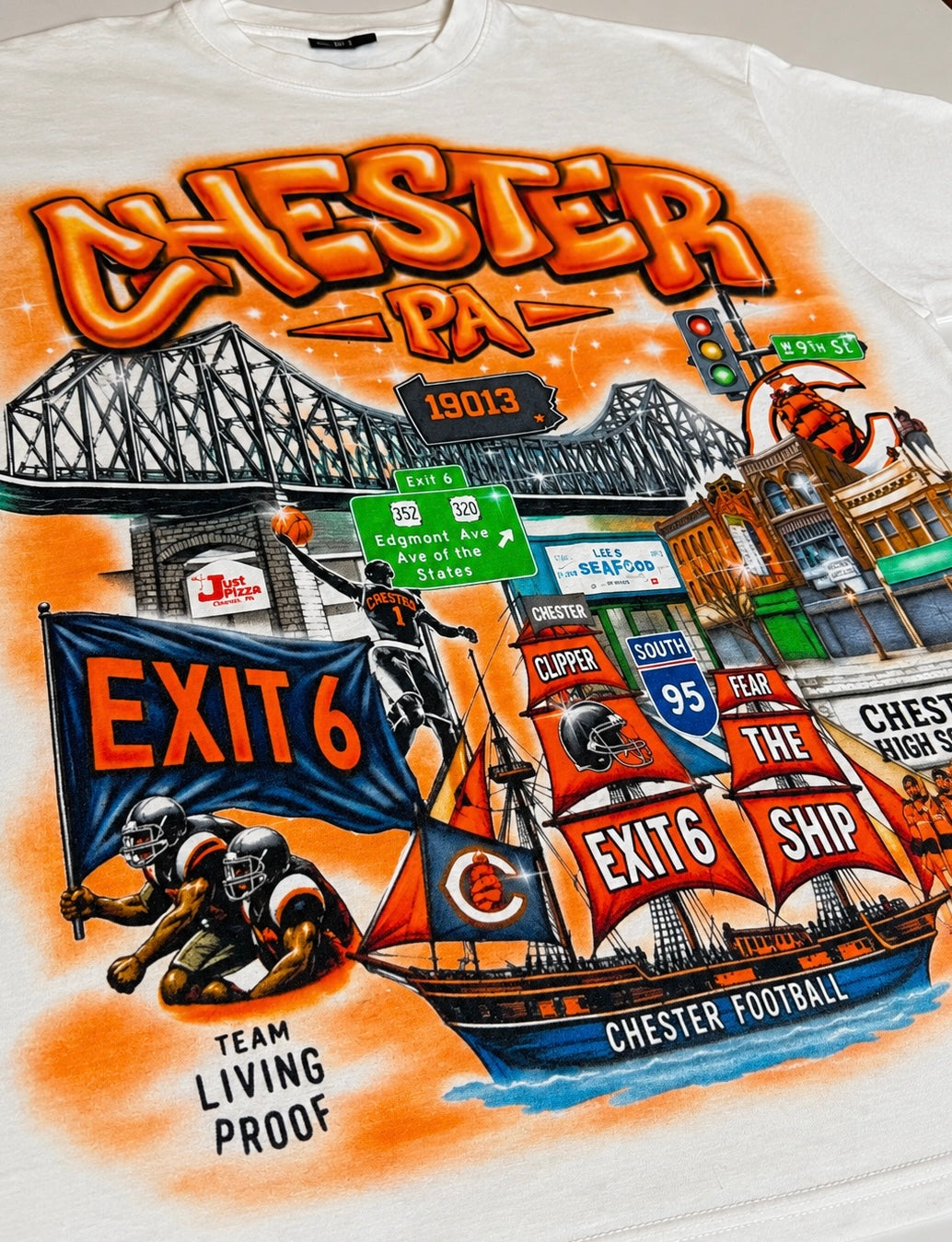 Chester PA Graffiti Tee
