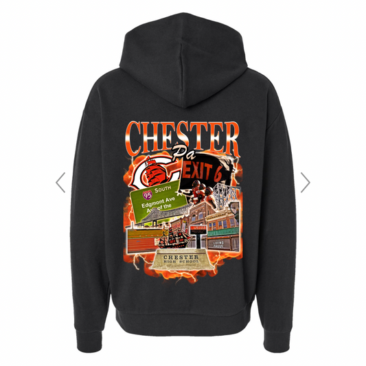 CHESTER PA HOMETOWN PULLOVER HOODIE