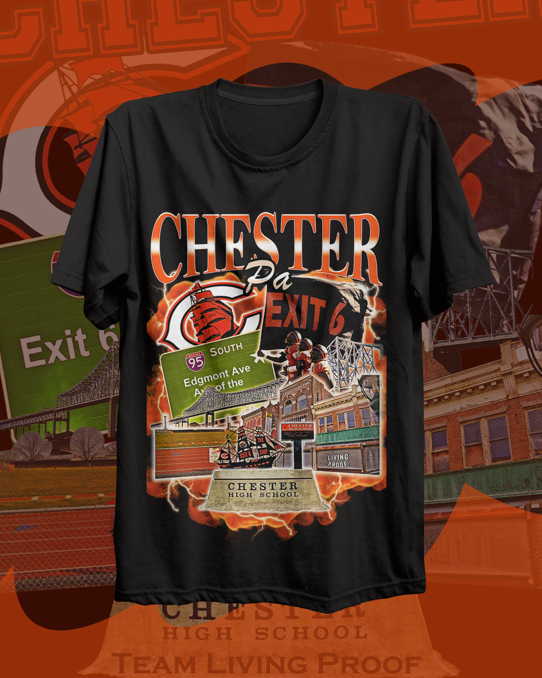 CHESTER PA "HOMETOWN" TEE