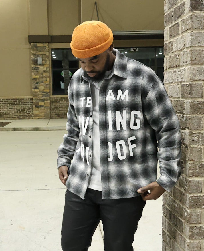 TLP "LIVING IS > EXISTING" FLANNEL